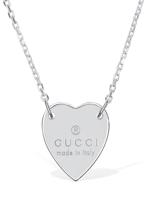 collana gucci argento|Collane Argento Eleganti .